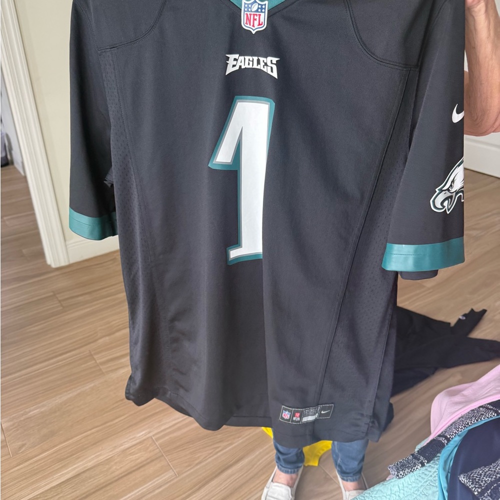Black Philadelphia Eagles Jersey Jalen hurts